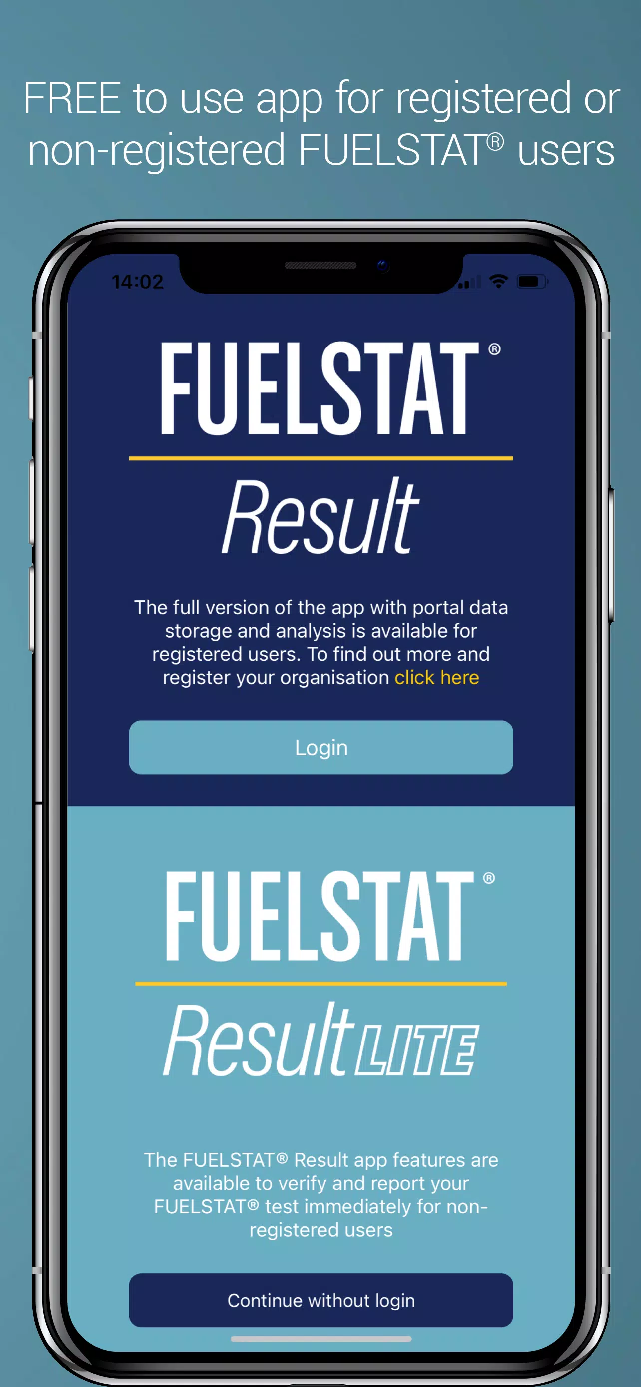 FUELSTAT Result Capture d'écran 0