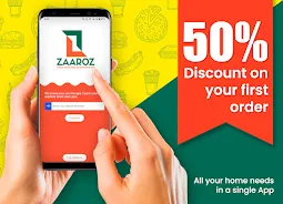 ZAAROZ All in One Delivery App स्क्रीनशॉट 0