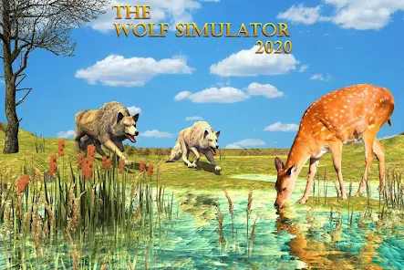 Wolf Simulator Family Sim 3D 스크린샷 2