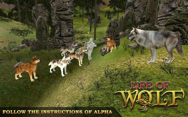 Wolf Life Simulator স্ক্রিনশট 1