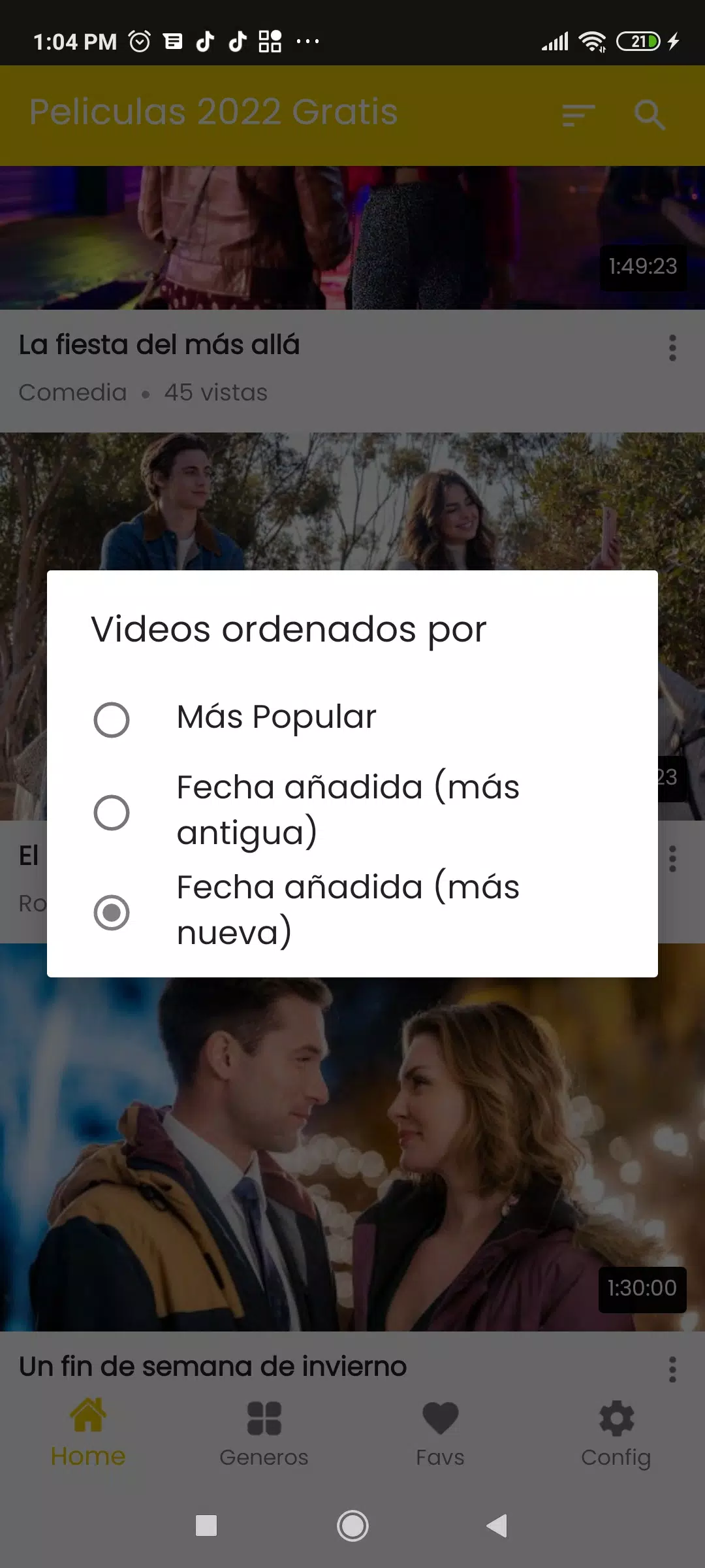 Pelismart Peliculas en Estreno 스크린샷 0