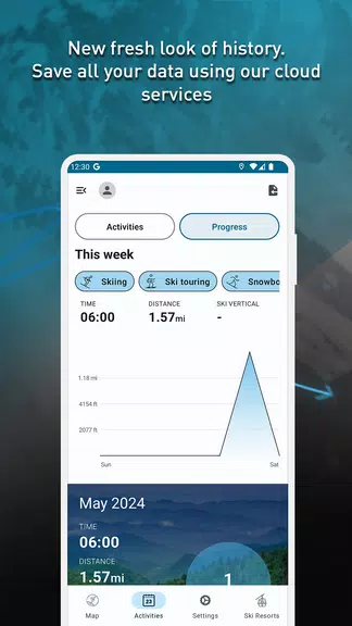 SkiPal - Accurate Ski Tracks স্ক্রিনশট 2