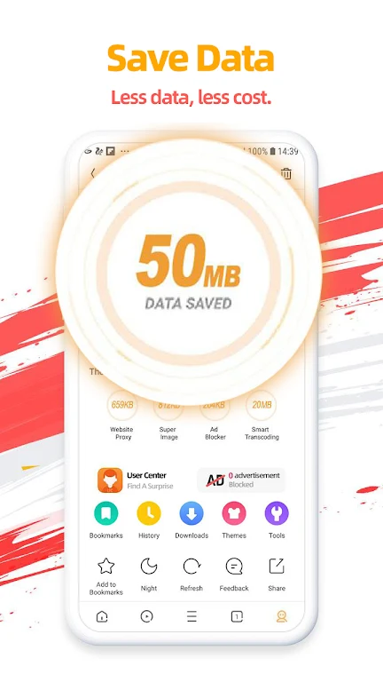 UC Browser Android スクリーンショット 1