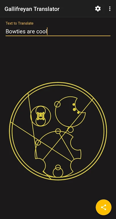 Gallifreyan Translator Ekran Görüntüsü 1