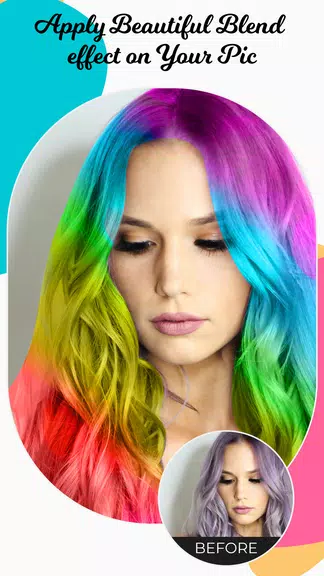 Hair Color Changer Editor应用截图第3张