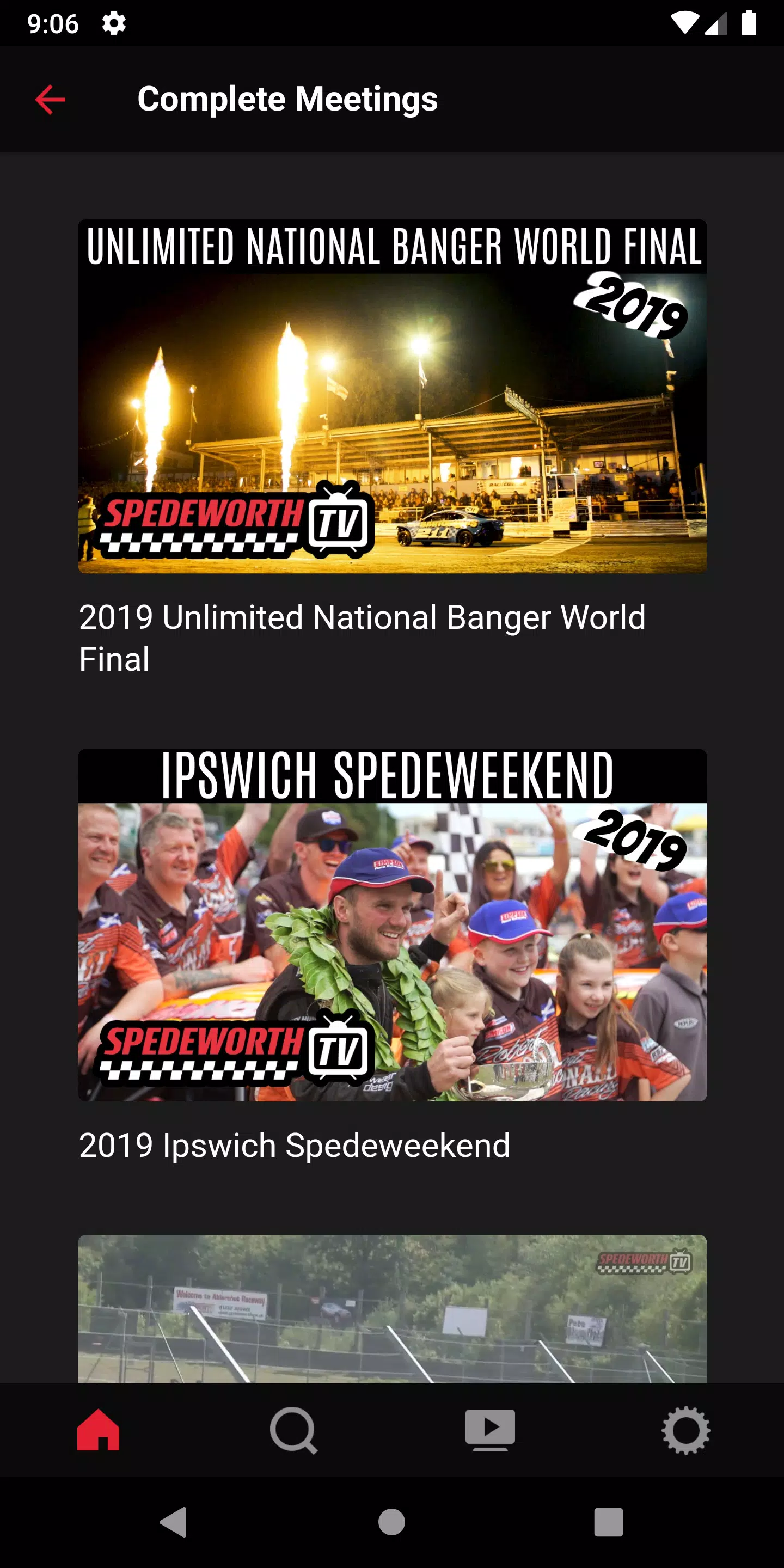 Spedeworth TV スクリーンショット 1