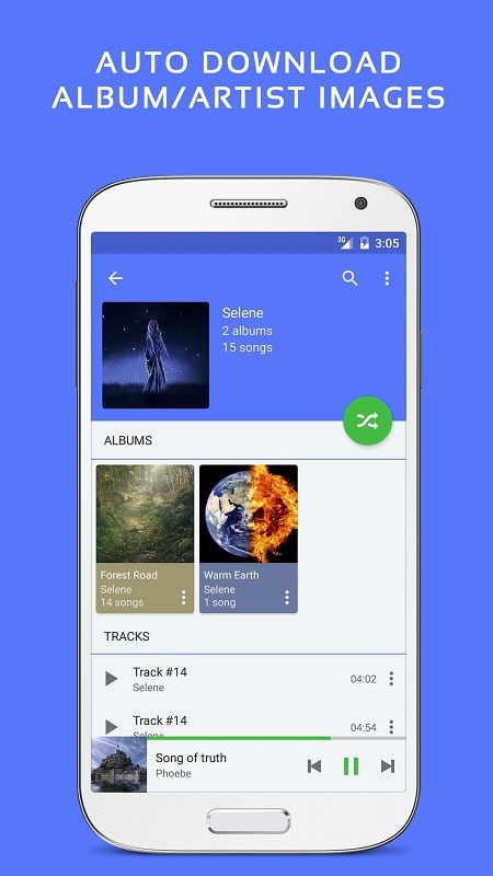 Pulsar Music Player Pro ဖန်သားပြင်ဓာတ်ပုံ 1