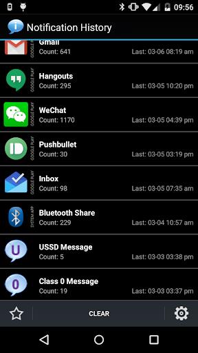 Notification History स्क्रीनशॉट 0