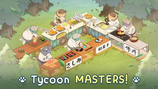 Cat Garden Food Party Tycoon Capture d'écran 2