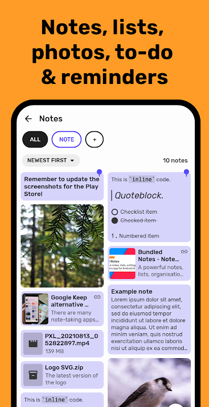 Bundled Notes + Lists + To-do Screenshot 2