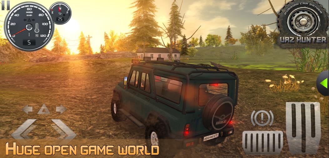 Russian Car Driver UAZ HUNTER Mod应用截图第0张