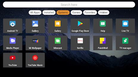 Schermata Smart Tv Launcher 2