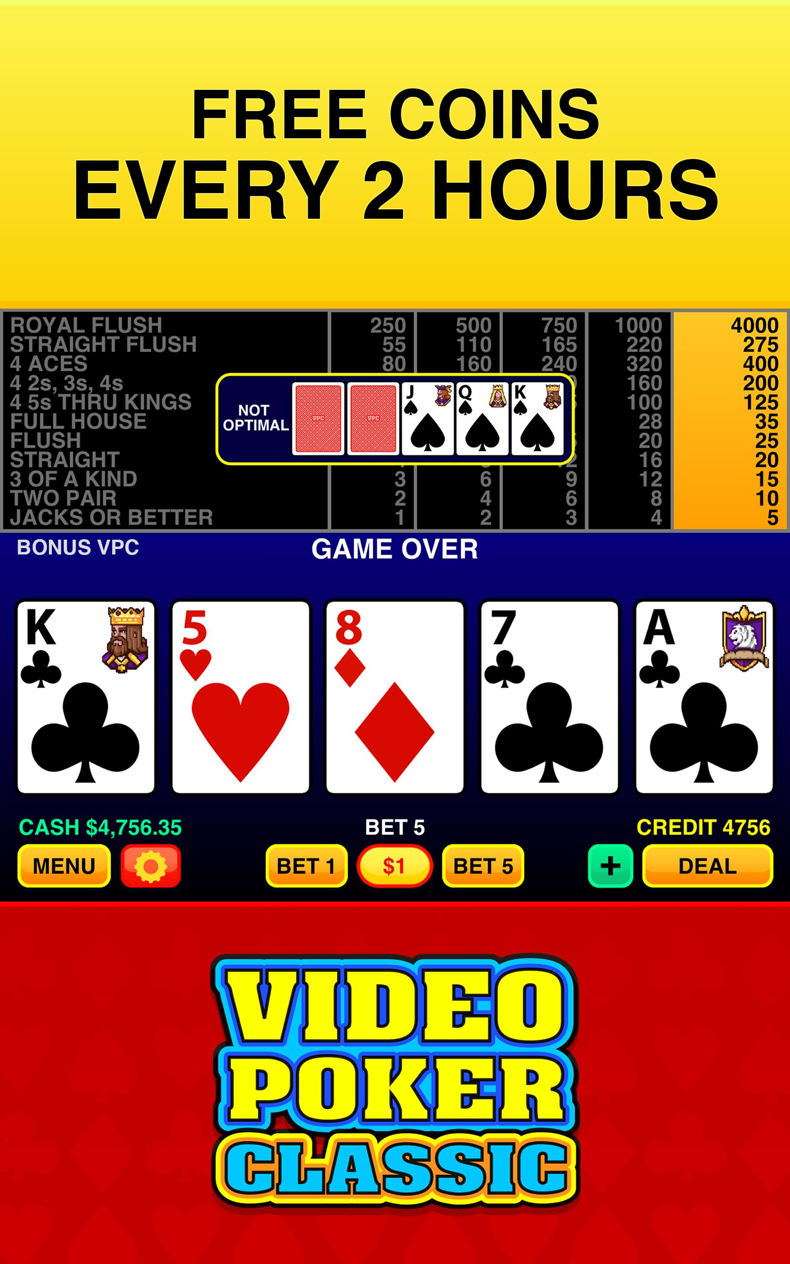 Schermata Video Poker Classic ® 3