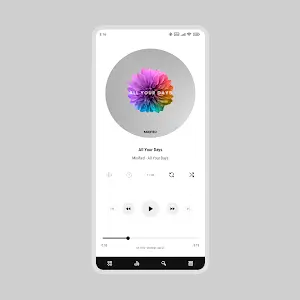 Aurora - Poweramp Skin स्क्रीनशॉट 1