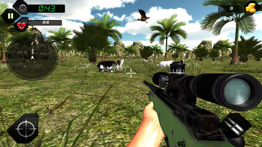 Rabbit Hunting 3D スクリーンショット 1