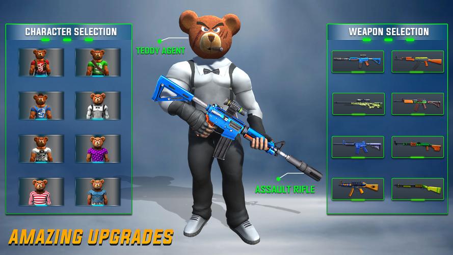 Teddy Bear Gun Shooting Game Captura de tela 2