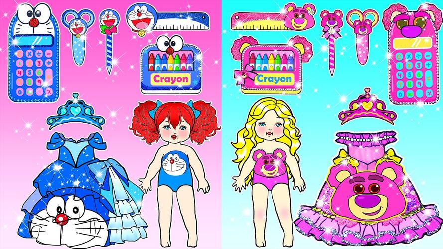 Paper Dolls Diary DIY Dress Up स्क्रीनशॉट 2