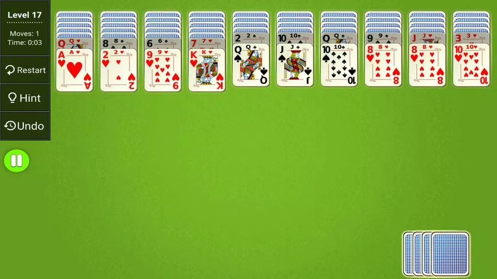 Spider Solitaire Epic 스크린샷 1