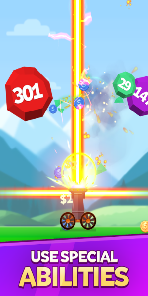 Ball Blast Cannon blitz mania Schermafbeelding 2