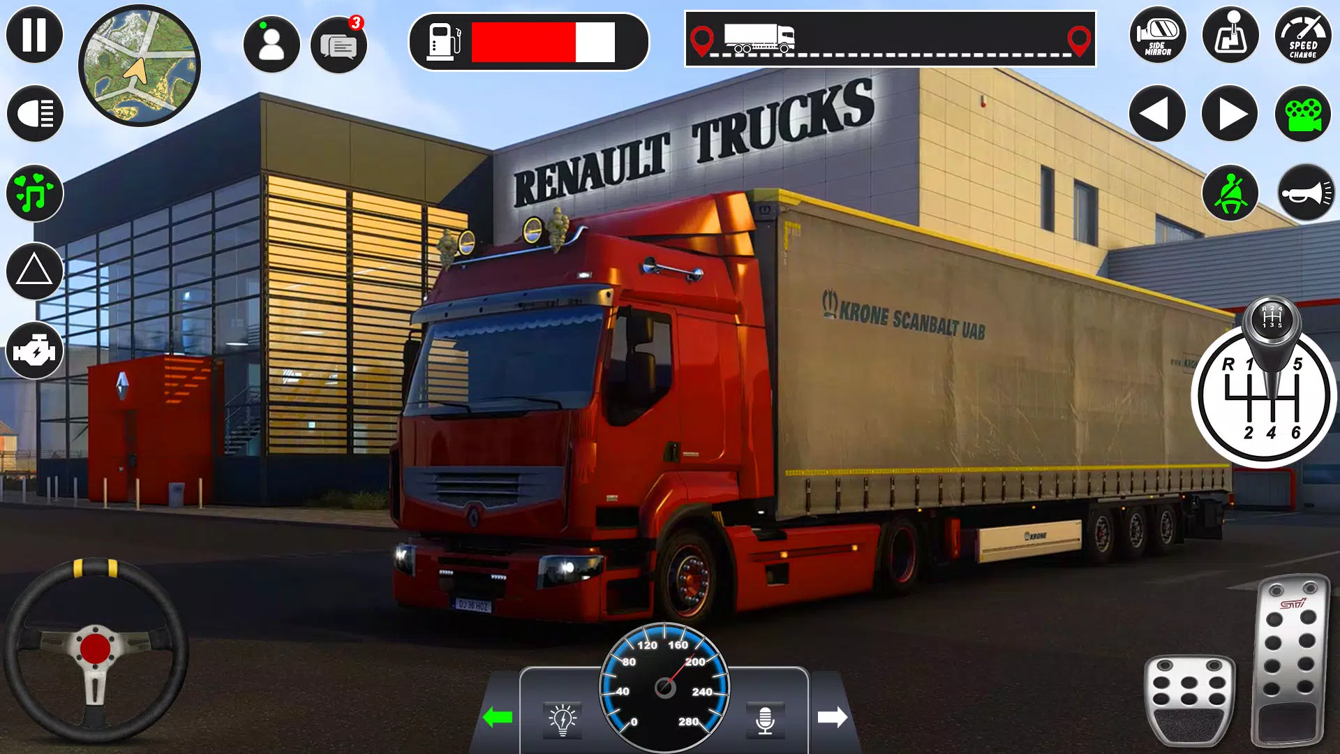 Euro Cargo Truck Simulator 3D Capture d'écran 2