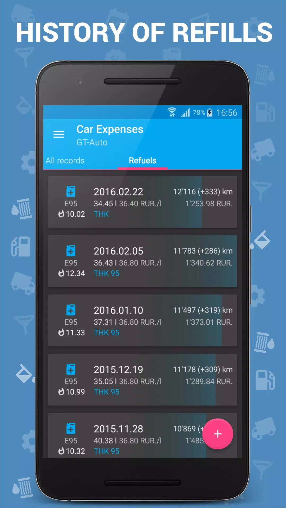 Car Expenses Manager Screenshot 2