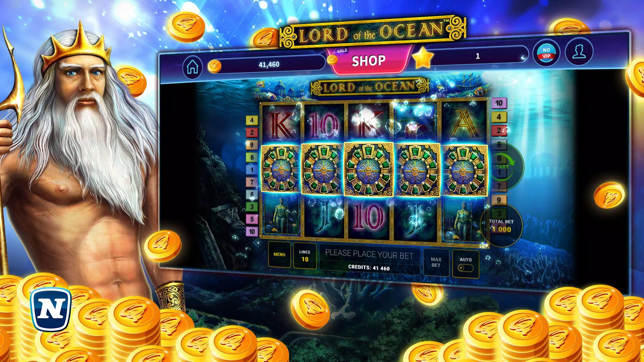 Lord of the Ocean™ Slot 스크린샷 2