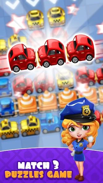 Traffic Jam Cars Puzzle Match3 Mod ဖန်သားပြင်ဓာတ်ပုံ 0