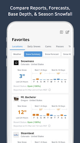 OpenSnow: Forecast Anywhere Screenshot 1