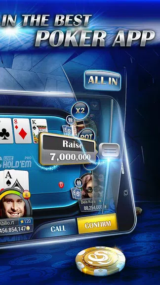 Live Hold’em Pro Poker Ekran Görüntüsü 1