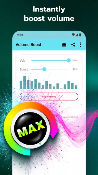 Volume Booster for Android Zrzut ekranu 2
