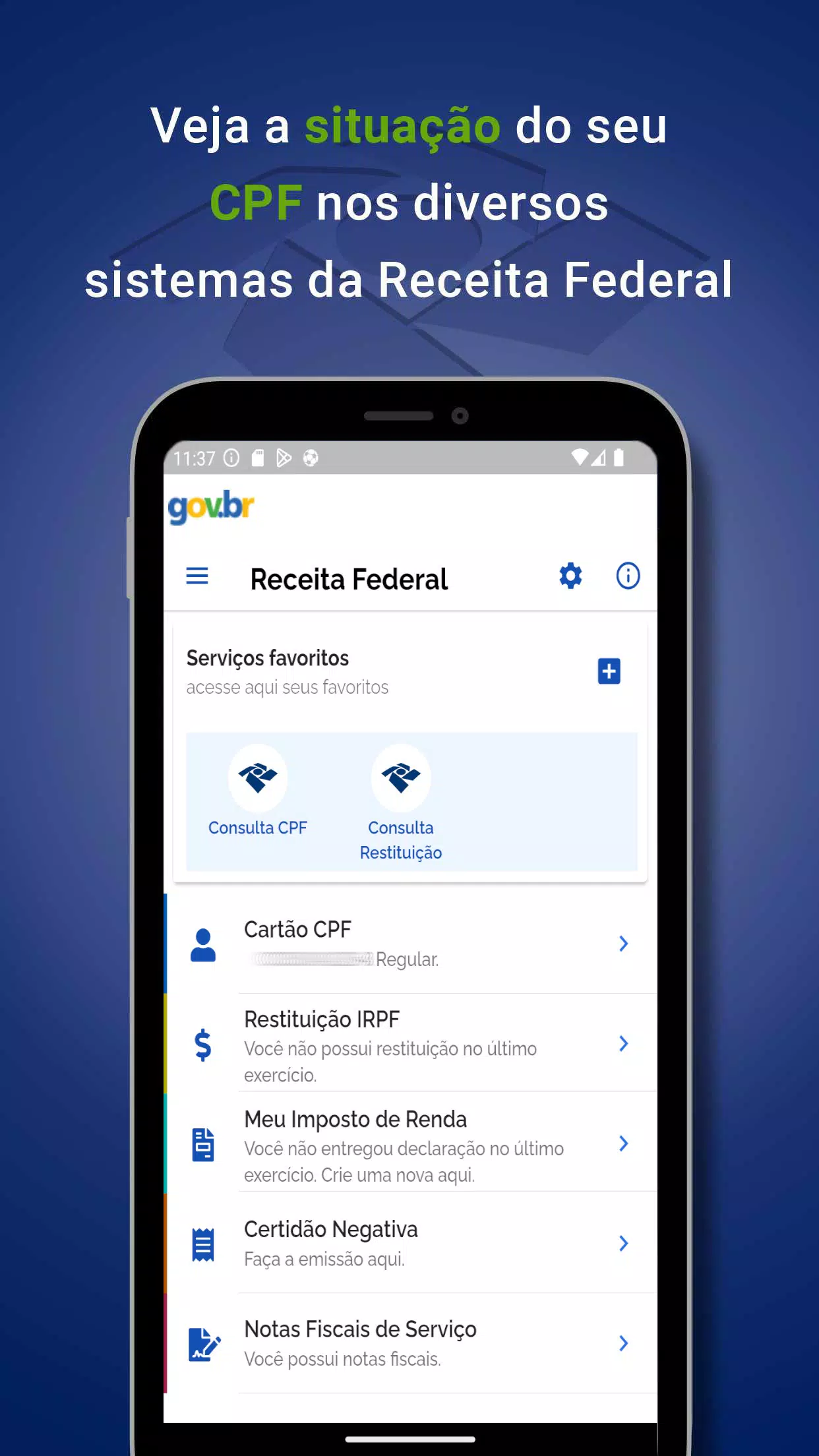 Receita Federal應用截圖第3張