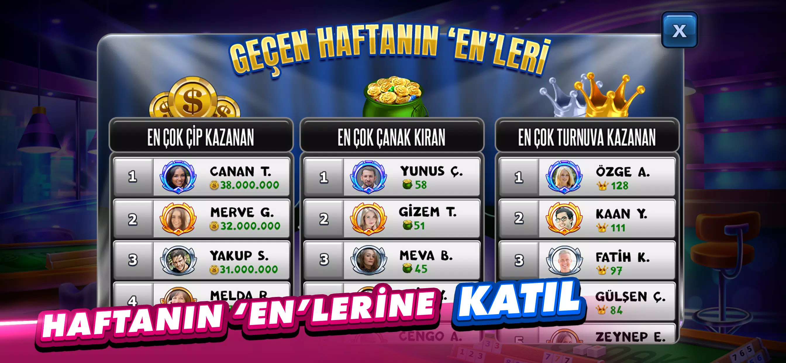 Schermata Çanak Okey Plus 0