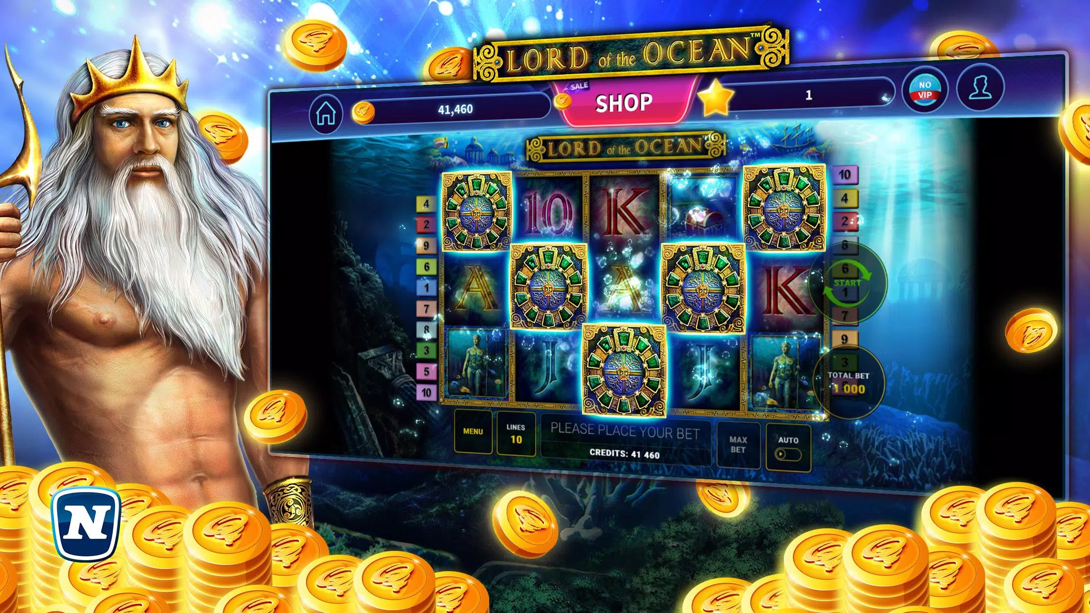 Lord of the Ocean™ Slot ဖန်သားပြင်ဓာတ်ပုံ 0