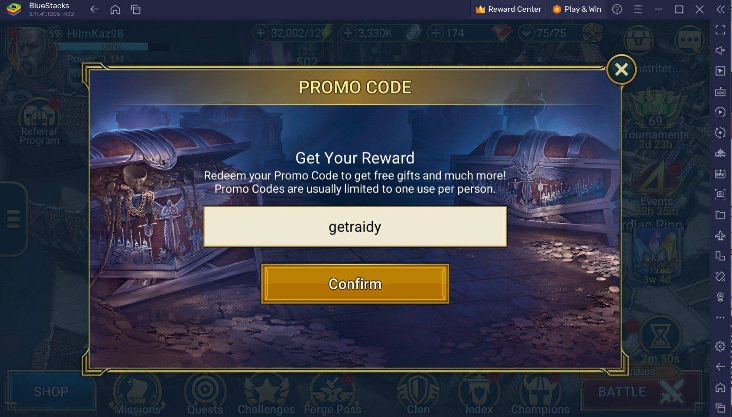 Raid: Shadow Legends Redeem Codes