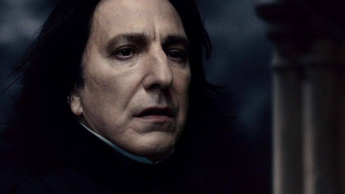 Alan Rickman jako Severus Snape w Harrym Potterze i Half Blood Prince