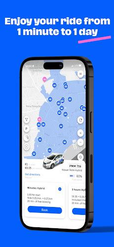 RideNow - carsharing ภาพหน้าจอ 0