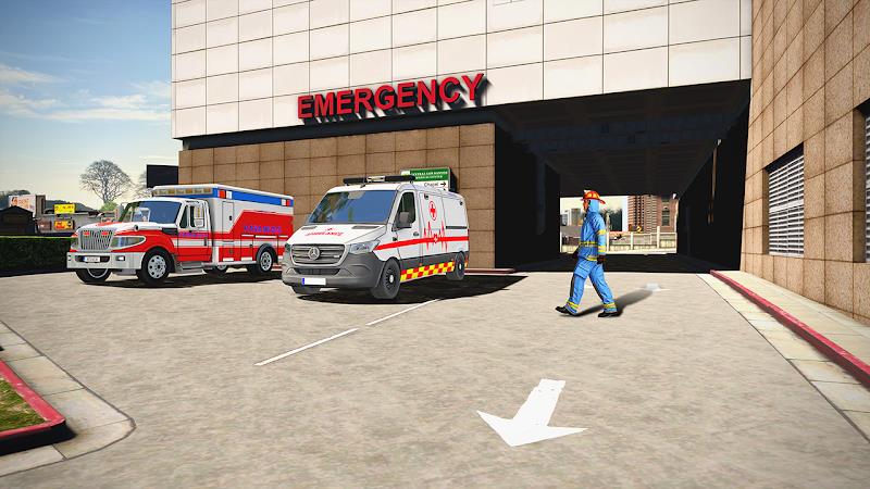 Hospital Driver Ambulance Game स्क्रीनशॉट 3