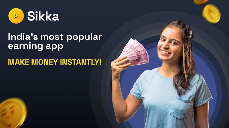 Schermata Money Earning App online Sikka 0