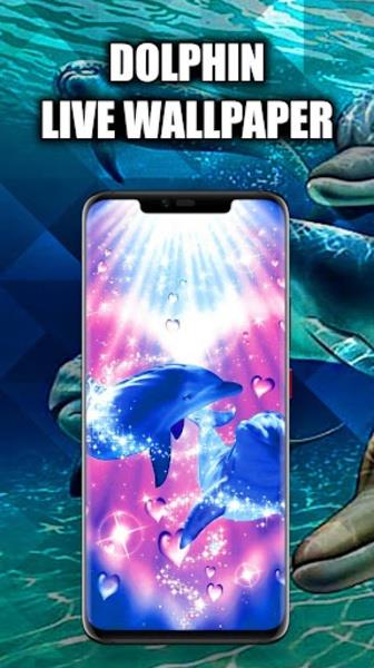 Dolphins Live Wallpaper Скриншот 2