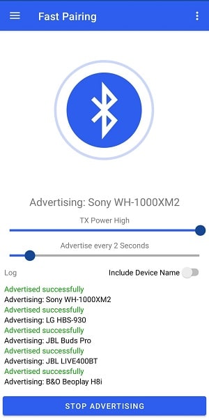 Bluetooth Le Spam Captura de pantalla 0