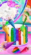 Rainbow Unicorn Cake Zrzut ekranu 1