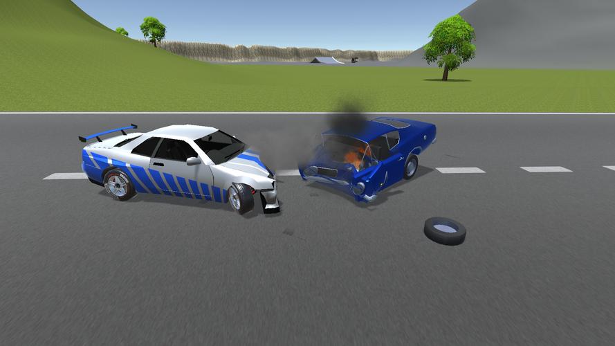 Car Crash Test and Stunts 3D Tangkapan skrin 0