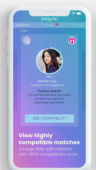 Esync - Singles Dating App スクリーンショット 3
