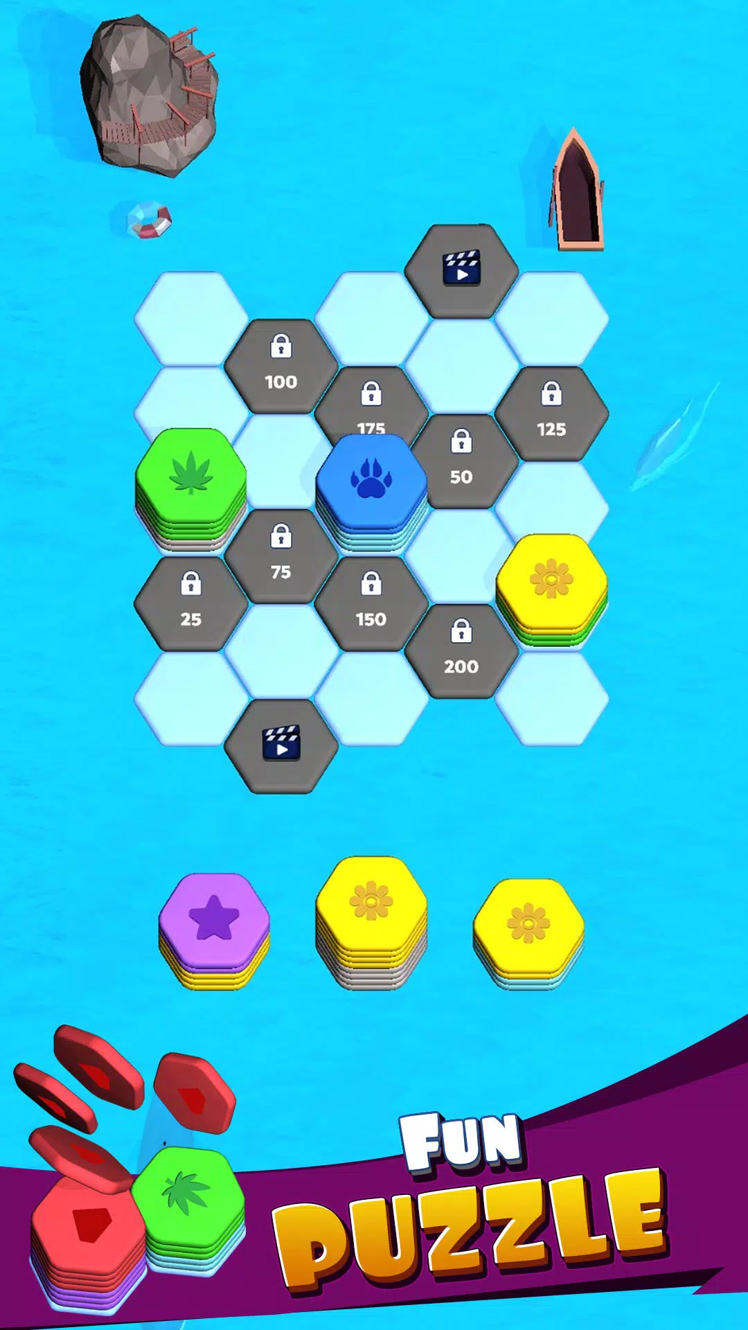 Hexa Merge Sort Block Puzzle Screenshot 0