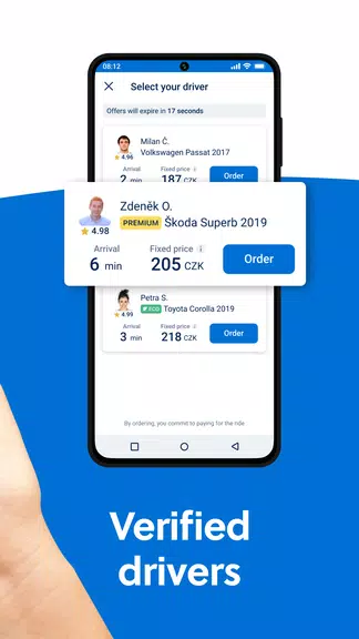 Liftago: Travel safely应用截图第1张