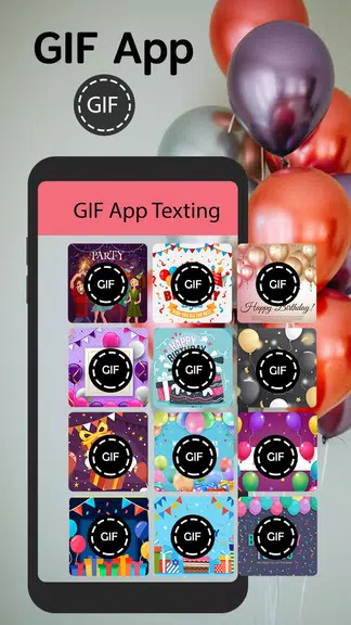 GIF App For Android Texting Schermafbeelding 1