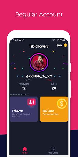 TikFollowers - Get Free Tiktok Followers and Likes ภาพหน้าจอ 2