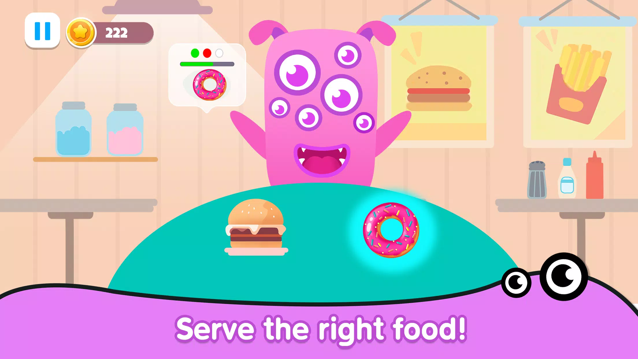 Kitchen monster games for kids Tangkapan skrin 1