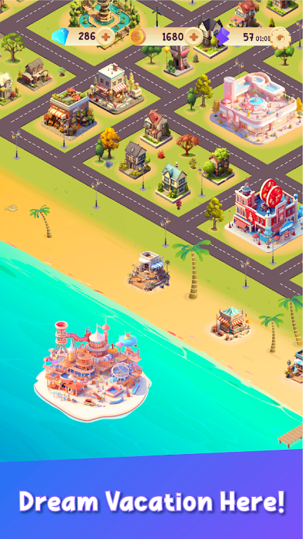 Merge Island - Dream Town Game Screenshot 3