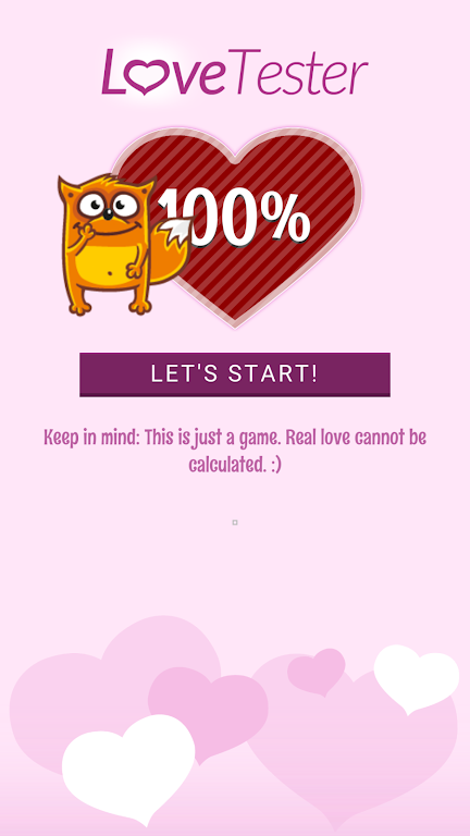 Love Tester - Find Real Love Captura de pantalla 1